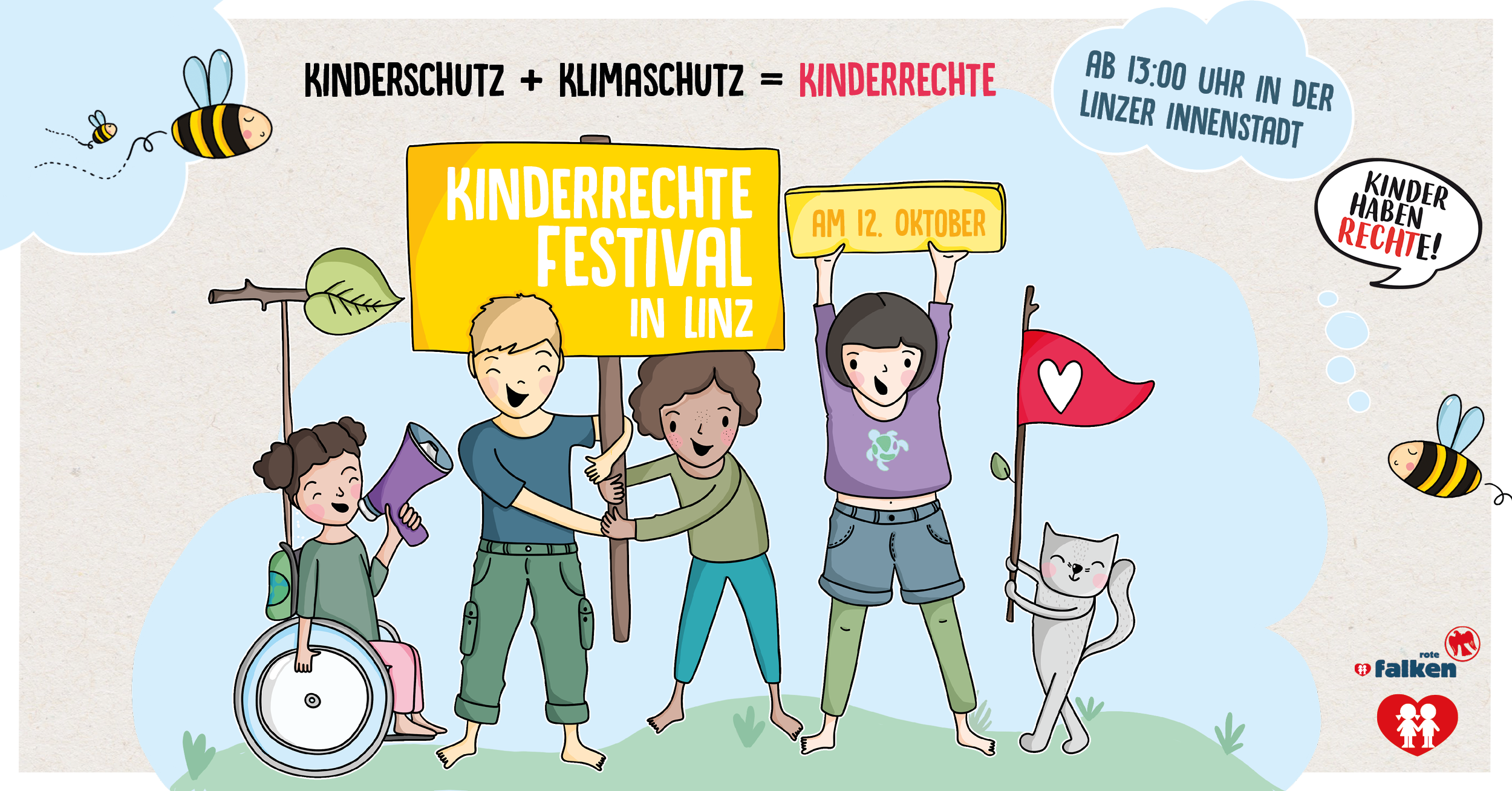 Kinderrechte-Festival Kinderschutz + Klimaschutz = Kinderrechte