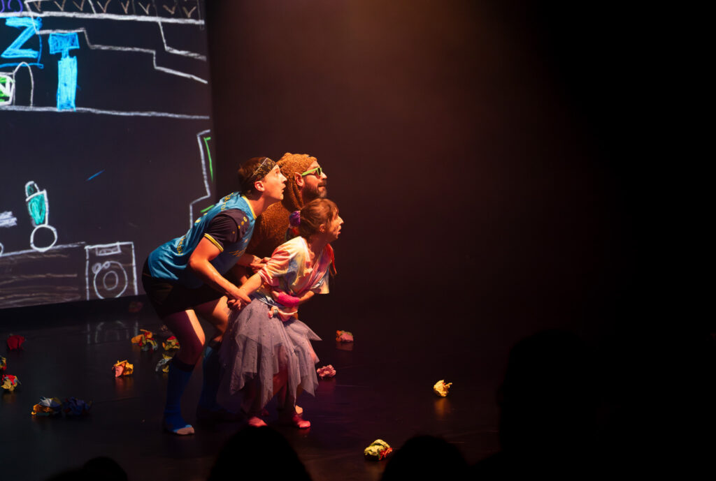 Paula, Peter und Panini bei der Eröffnung der 13. Kinderkulturwoche, Foto: Linz Kultur / Kolbe
